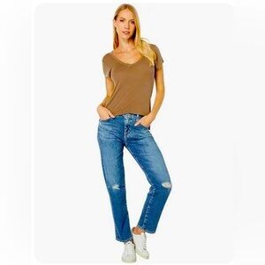 Ag Adriano Goldschmied The Ex-Boyfriend slim Jeans Distressed Whiskered 26R
